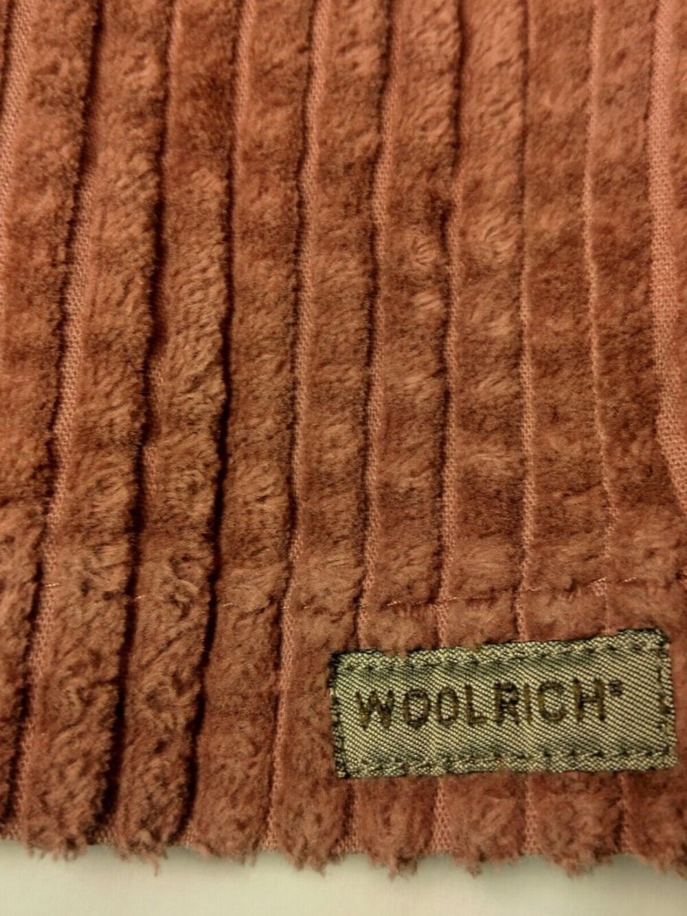 Woolrich Jacket Women Large Wide Wale Corduroy Shacket Purple Gorpcore Zip Up - Picture 13 of 13